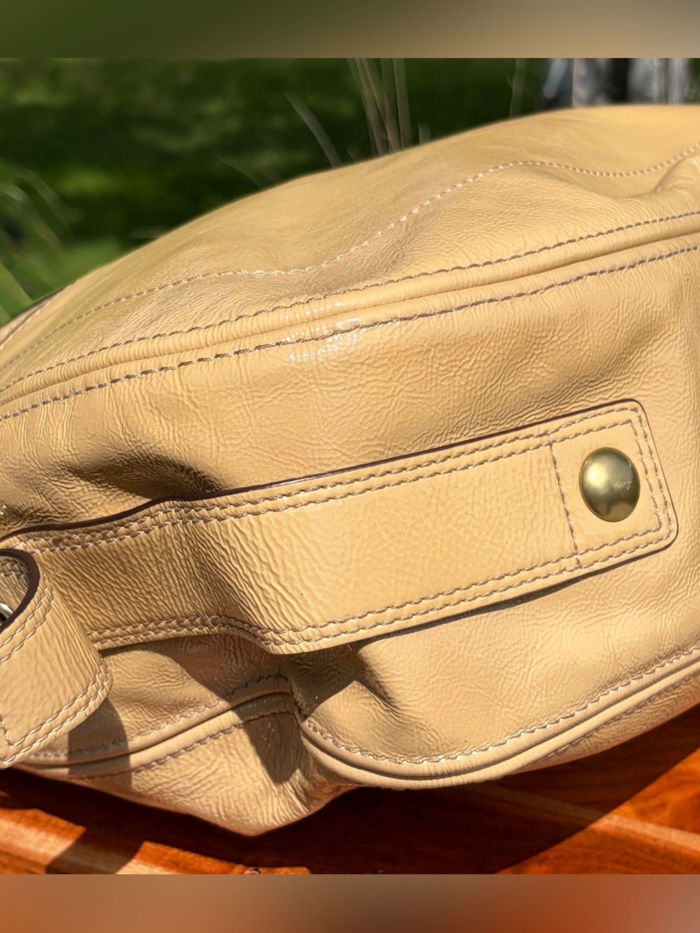 Coach Legacy Editorial Zoe XL Patent Leather Hobo 12736 EUC - Picture 13 of 17